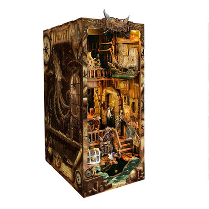 Ocean Rogue Pirate | DIY Book Nook Miniature House Kit 3D Wooden Model DIY Gift Puzzle