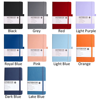 A5/A6 PU Leather Notebook 96 Sheets Lined Notebook 80gsm Thick High Quality Paper