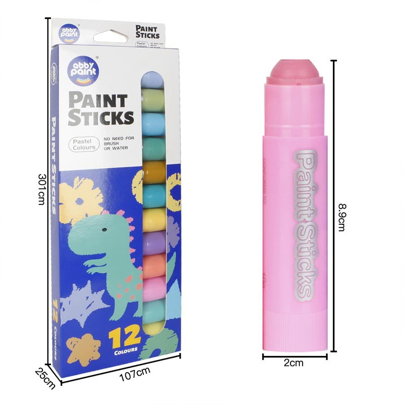 Colorful Paint Sticks Wax Crayon for Kids High Quality 12 Colors Pastel/Classical Colors