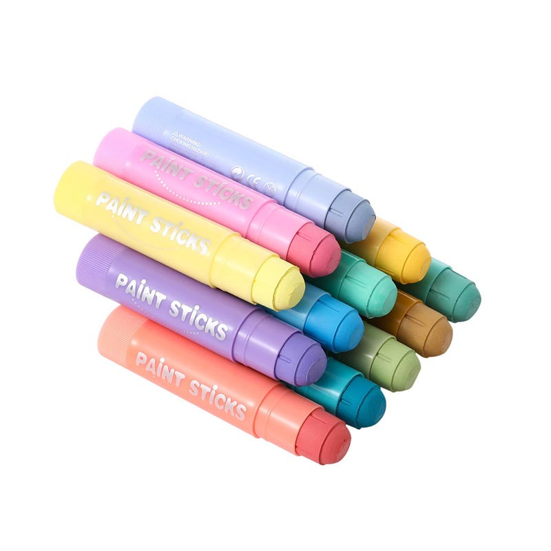 Colorful Paint Sticks Wax Crayon for Kids High Quality 12 Colors Pastel/Classical Colors
