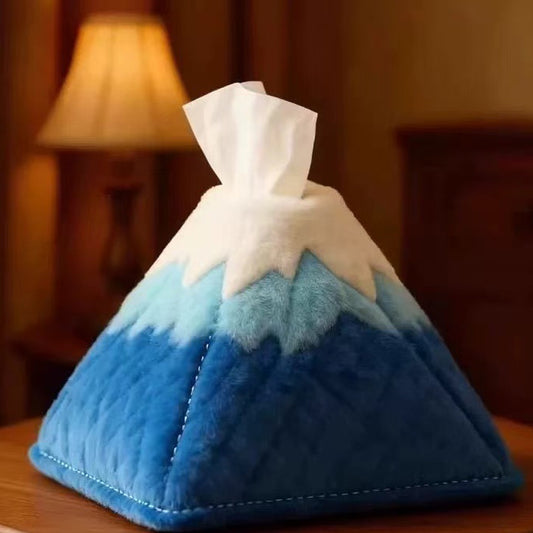 Plush Soft Mount Fuji Tissue Box