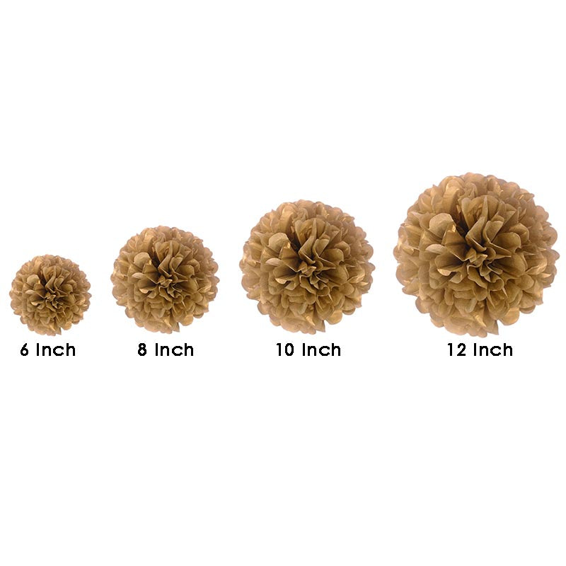 Paper Pom Poms 6"/8"/10"/12"  (Choose Your Own)