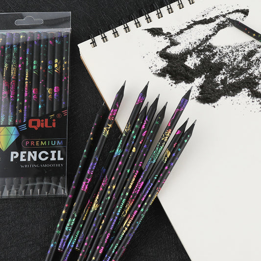 Premium Black Wood HB Pencil 12Pcs