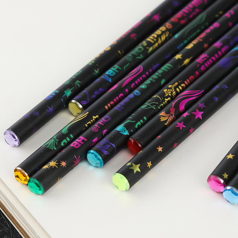 Premium Black Wood HB Pencil 12Pcs