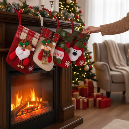 Christmas Stockings Fireplace Hangings Christmas Party Decorations S Size