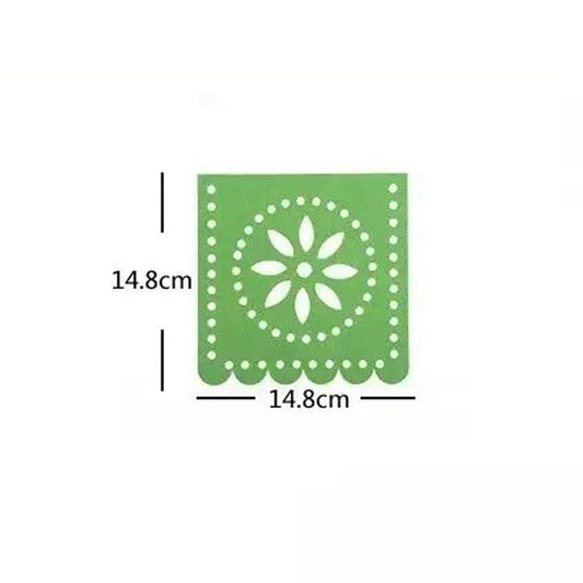 Mexican Fiesta Non-Woven Fabric Bunting/ Banners 3M 148x148mm #MEX12