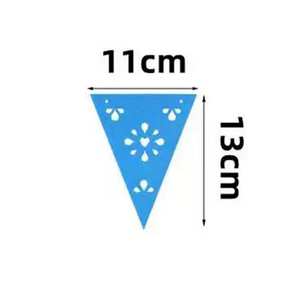 Mexican Fiesta Non-Woven Fabric Bunting/ Banners 110x130mm #MEX14