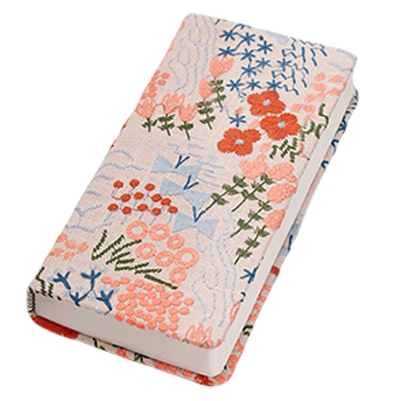 A6 180x98mm Soft Fabric Cover Notebook 100gsm Thick High Quality Blank/Lined Paper 96 Sheets
