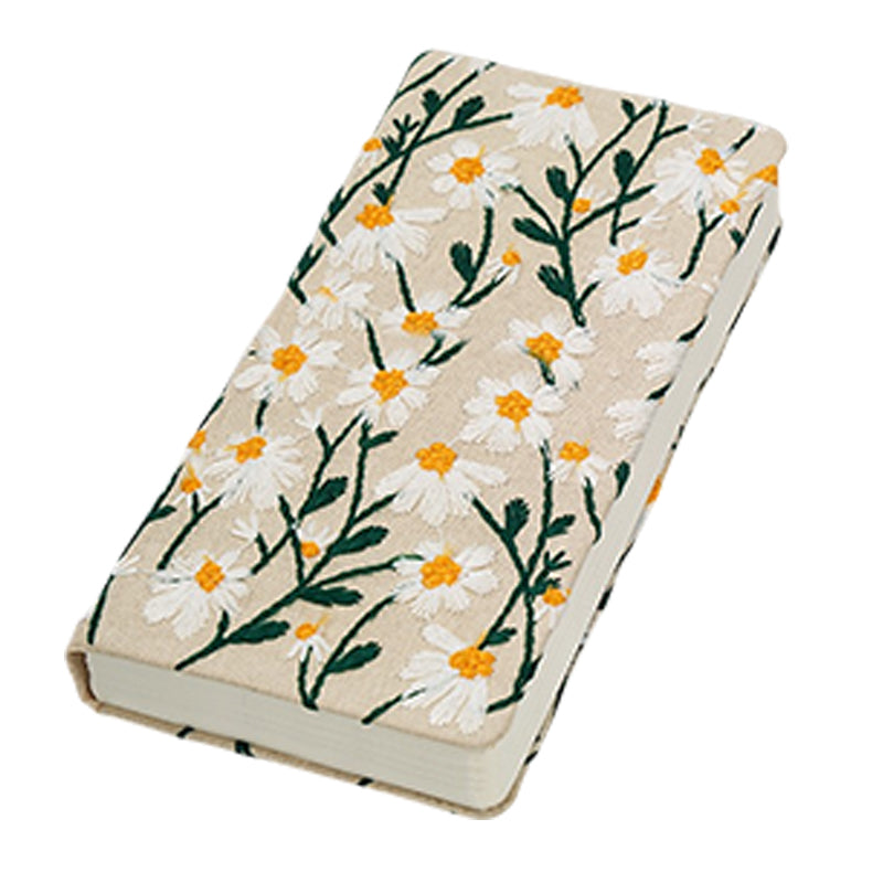 A6 180x98mm Soft Fabric Cover Notebook 100gsm Thick High Quality Blank/Lined Paper 96 Sheets