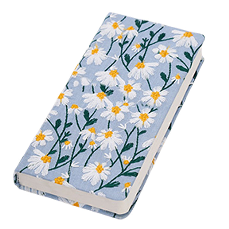A6 180x98mm Soft Fabric Cover Notebook 100gsm Thick High Quality Blank/Lined Paper 96 Sheets