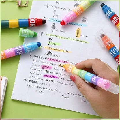 Solid Highlighter 2Pcs 12 Colors