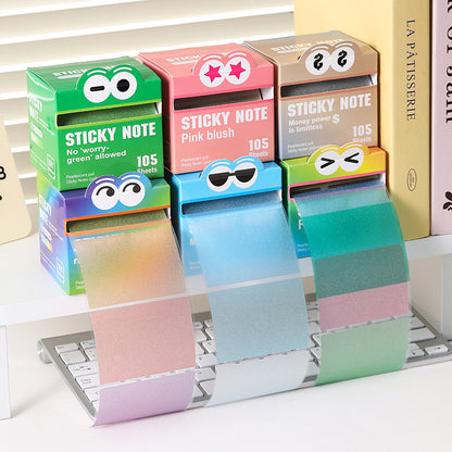 Pearlescent Sticky Note Pad 105 Sheets/Box