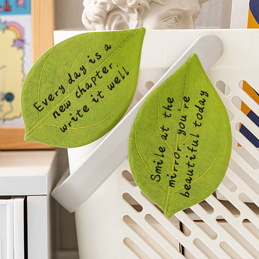 Sticky Note Leaf Pattern 6 Pack 150 Sheets