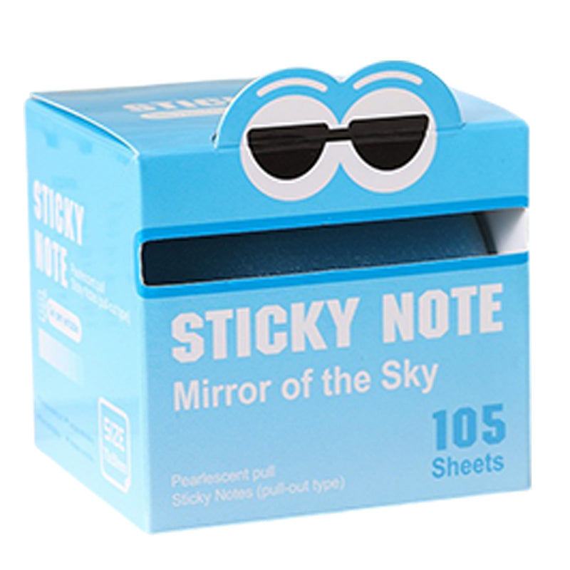 Pearlescent Sticky Note Pad 105 Sheets/Box