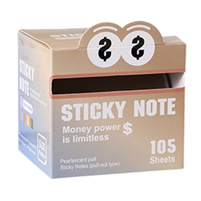 Pearlescent Sticky Note Pad 105 Sheets/Box