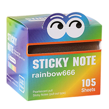 Pearlescent Sticky Note Pad 105 Sheets/Box