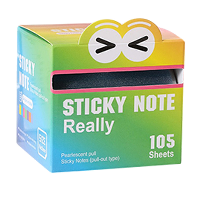 Pearlescent Sticky Note Pad 105 Sheets/Box