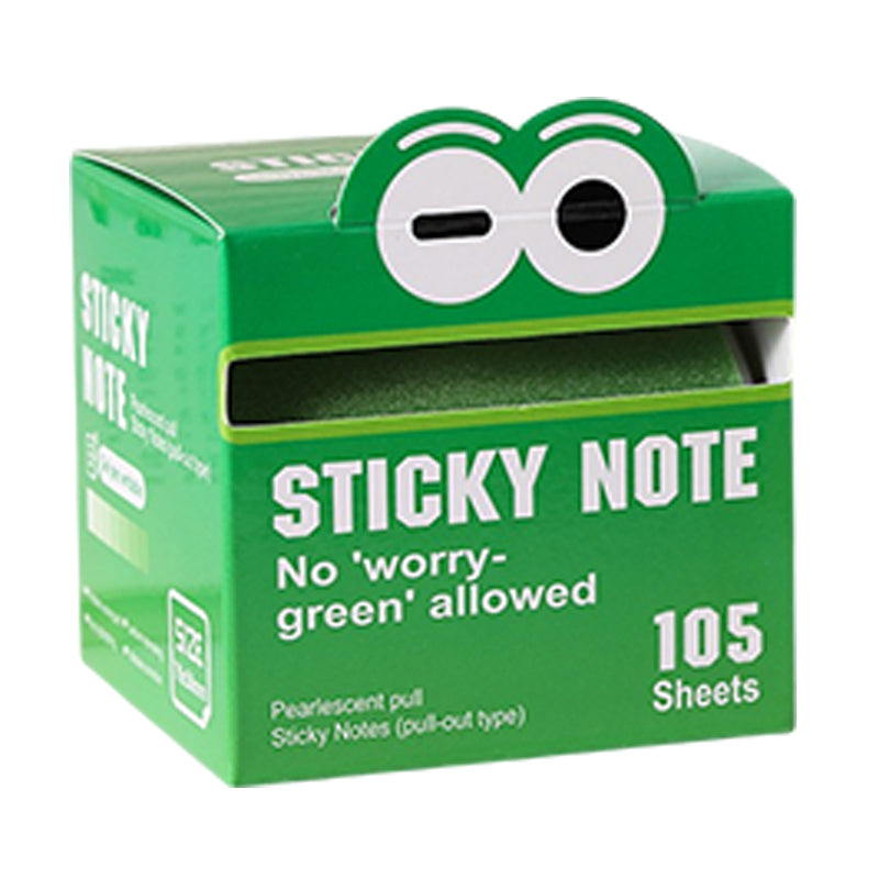 Pearlescent Sticky Note Pad 105 Sheets/Box