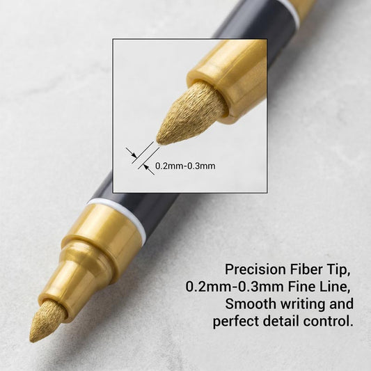 Professional Stone Touch-up Pen Ultimate Weather Resistance Red/ Green/ White/ Silver/ Gold/ Black 1 Pc