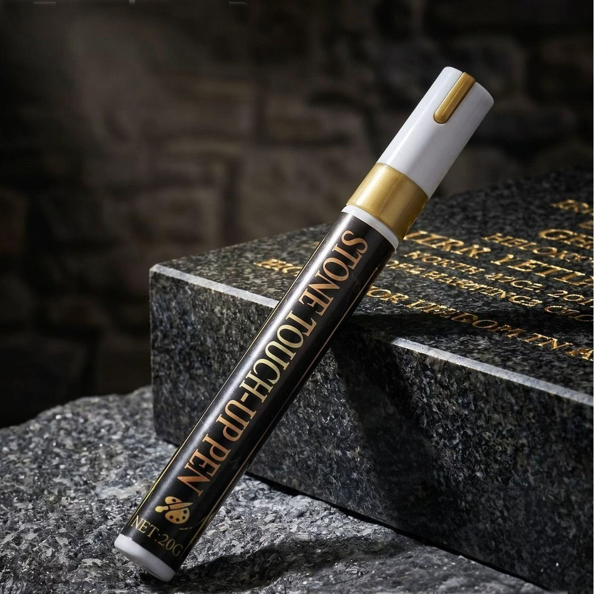 Professional Stone Touch-up Pen Ultimate Weather Resistance Red/ Green/ White/ Silver/ Gold/ Black 1 Pc