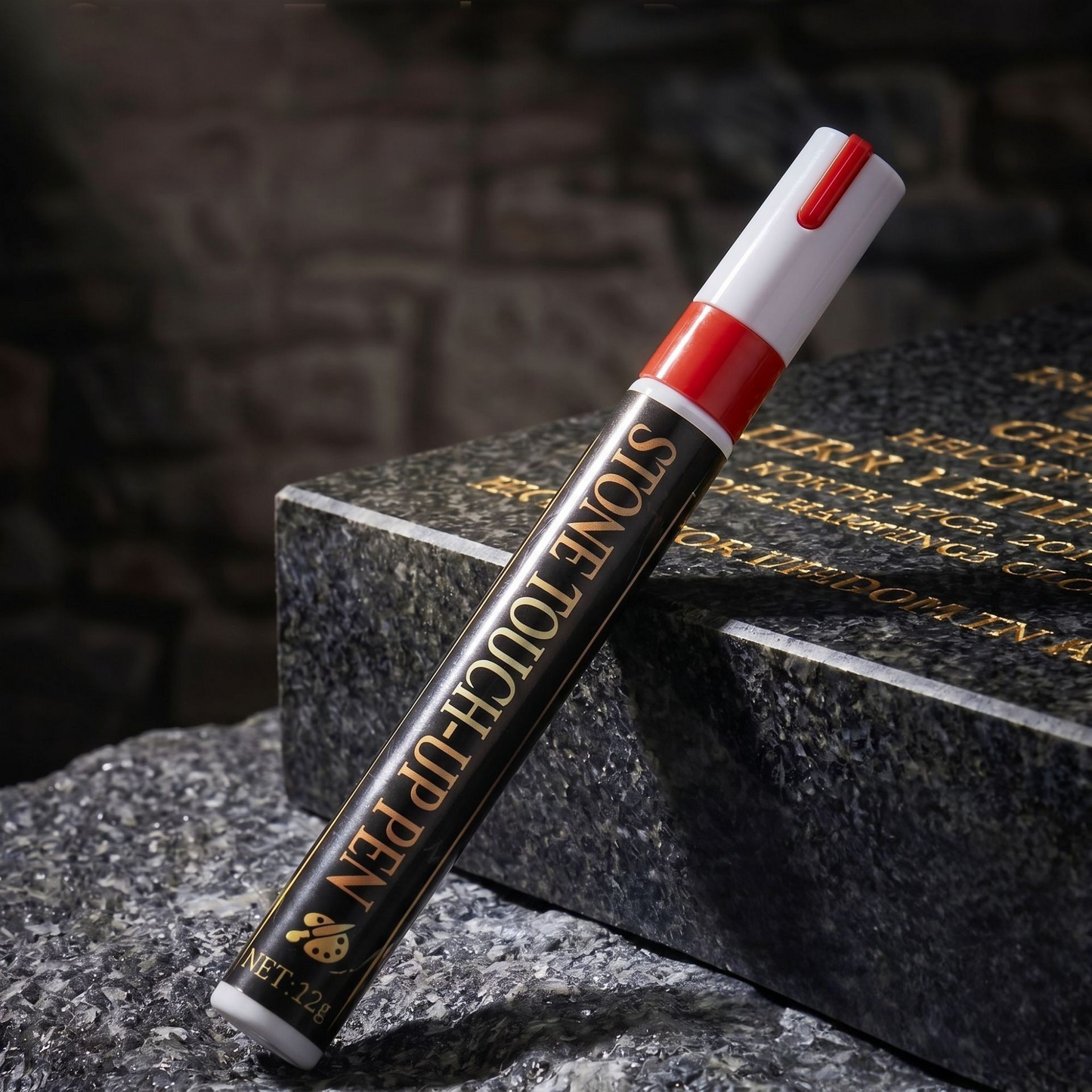 Professional Stone Touch-up Pen Ultimate Weather Resistance Red/ Green/ White/ Silver/ Gold/ Black 1 Pc