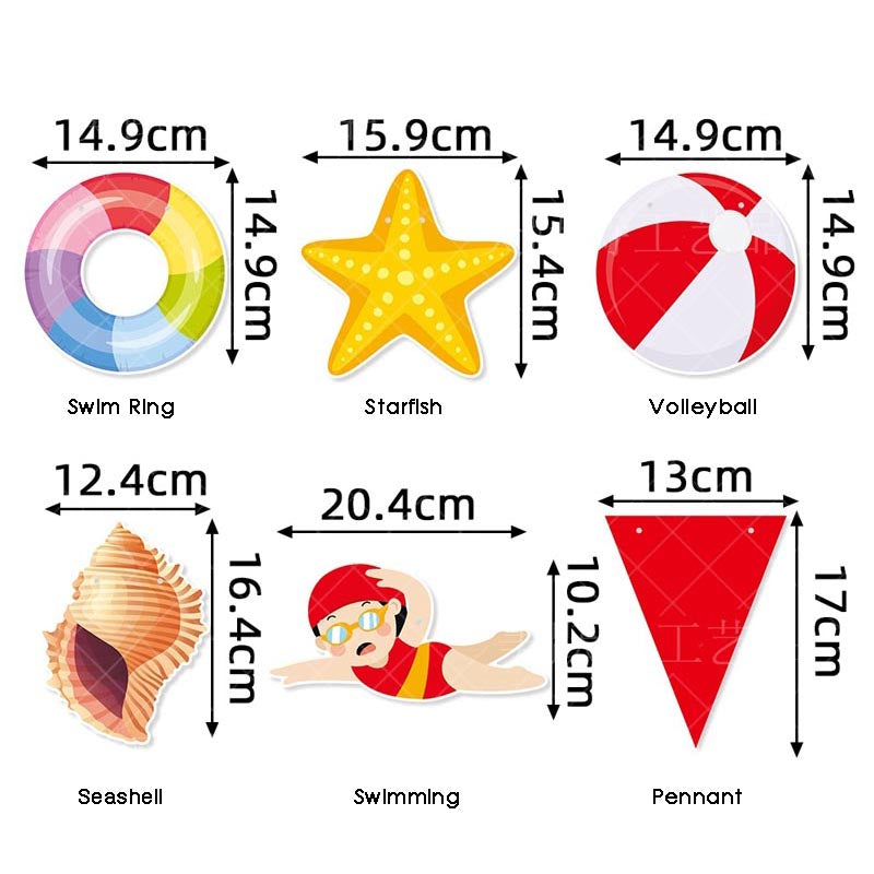 Summer Theme Bunting 2Pcs (Choose Your Own)