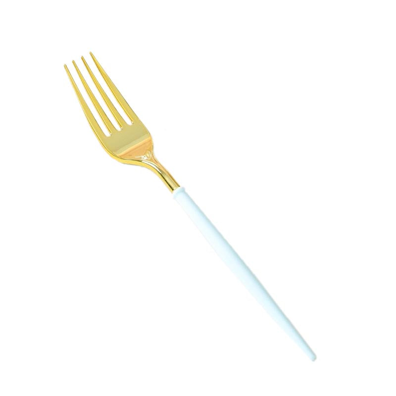 Reusable Plastic Cutlery - BLUE
