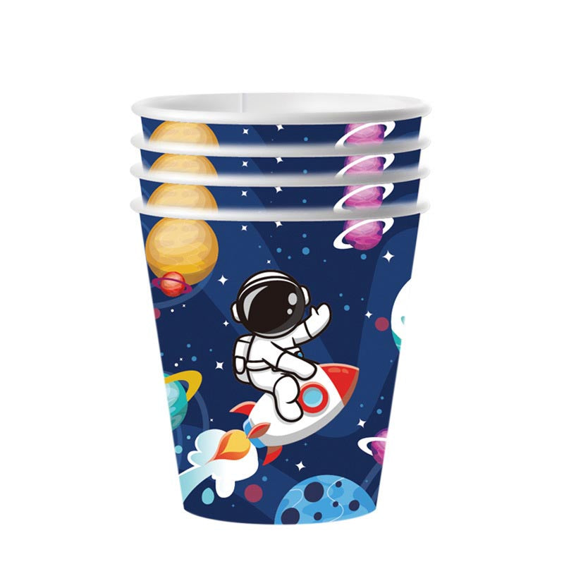 Planet Theme Happy Birthday 9oz Cup 50Pcs
