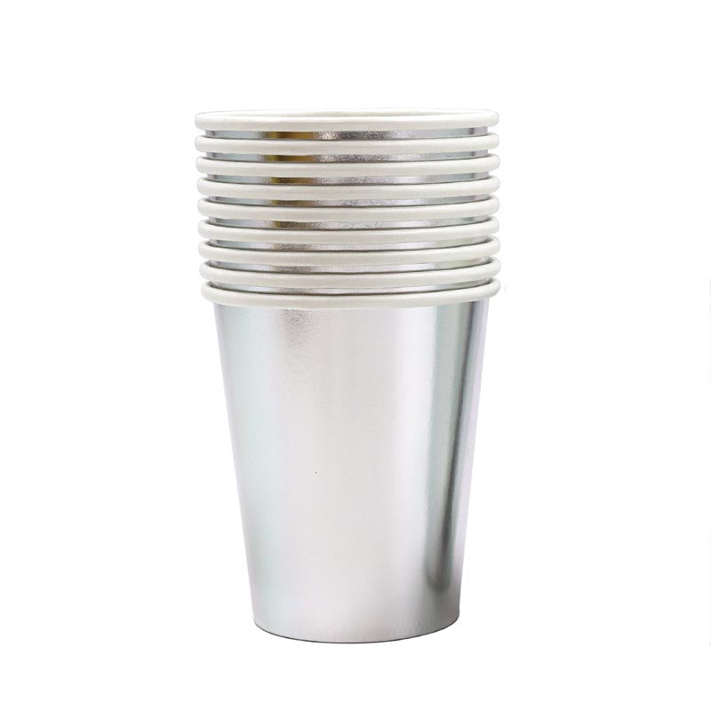 Silver Color 9oz Cup 50Pcs