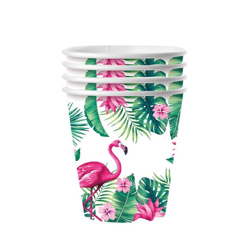 Flamingo Summer 9oz Cup 50Pcs