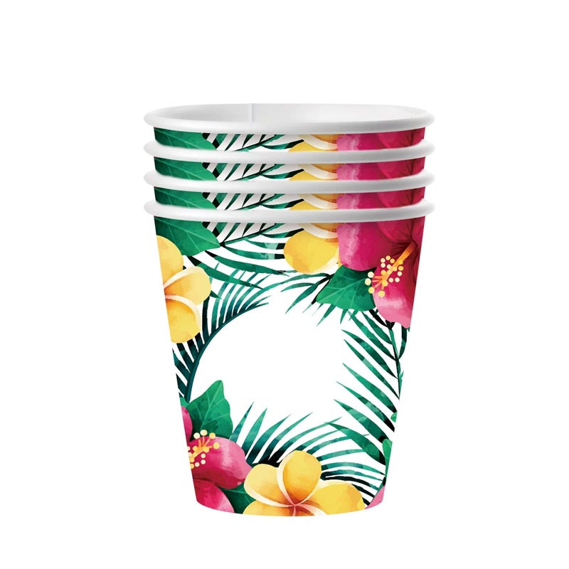 Colorful Flower 9oz Cup 50Pcs