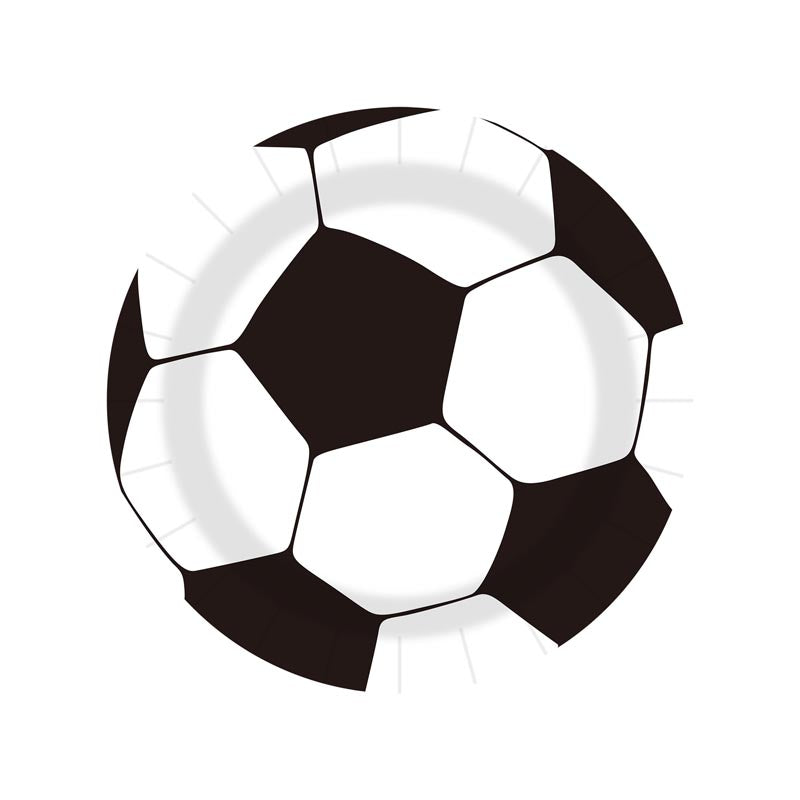 Foorball 7"/ 9" Paper Plates 50Pcs / 30Sets