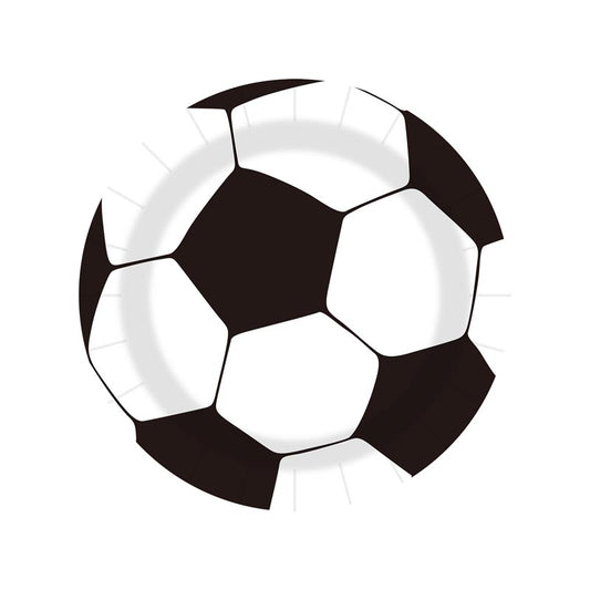 Foorball 7"/ 9" Paper Plates 50Pcs / 30Sets