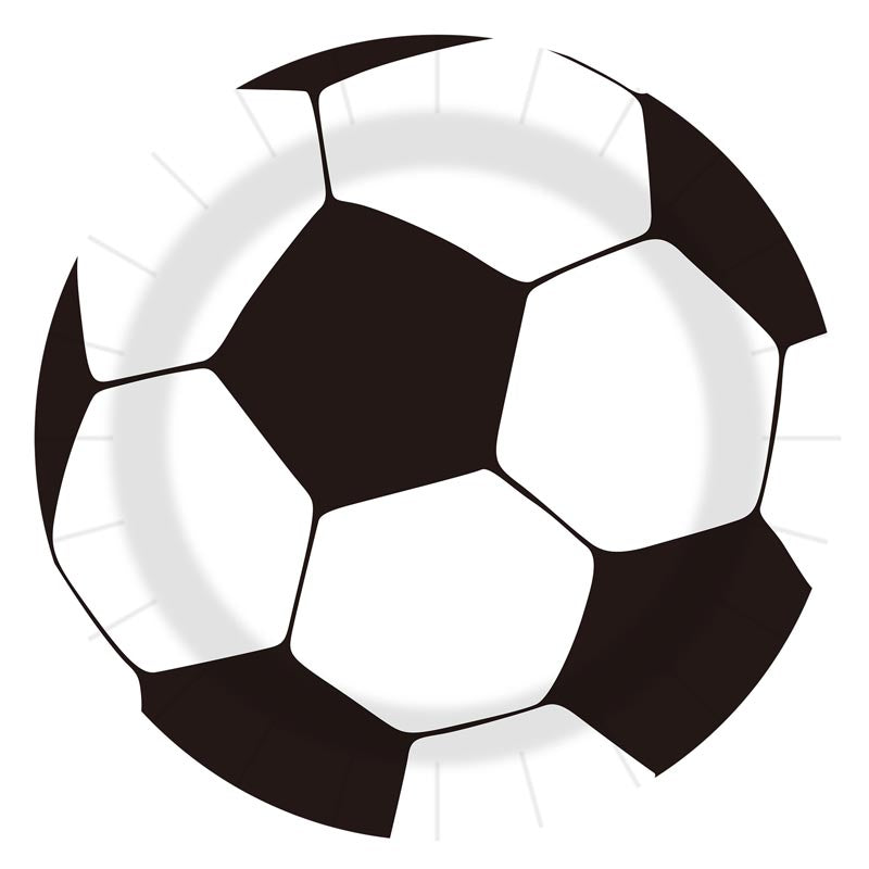Foorball 7"/ 9" Paper Plates 50Pcs / 30Sets