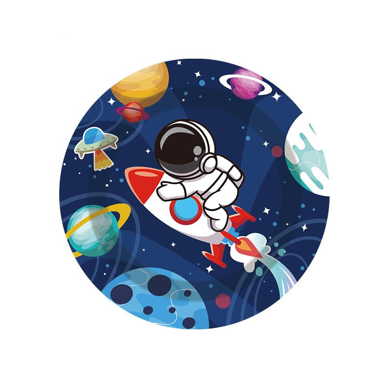 Planet Theme Happy Birthday 7"/ 9" Paper Plates 50Pcs / 30Sets