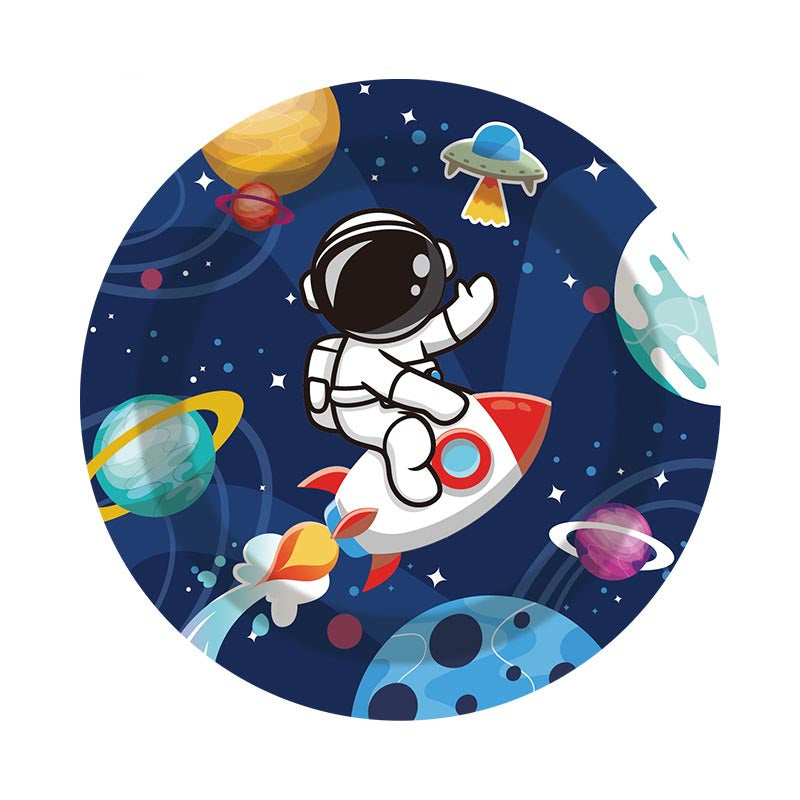 Planet Theme Happy Birthday 7"/ 9" Paper Plates 50Pcs / 30Sets