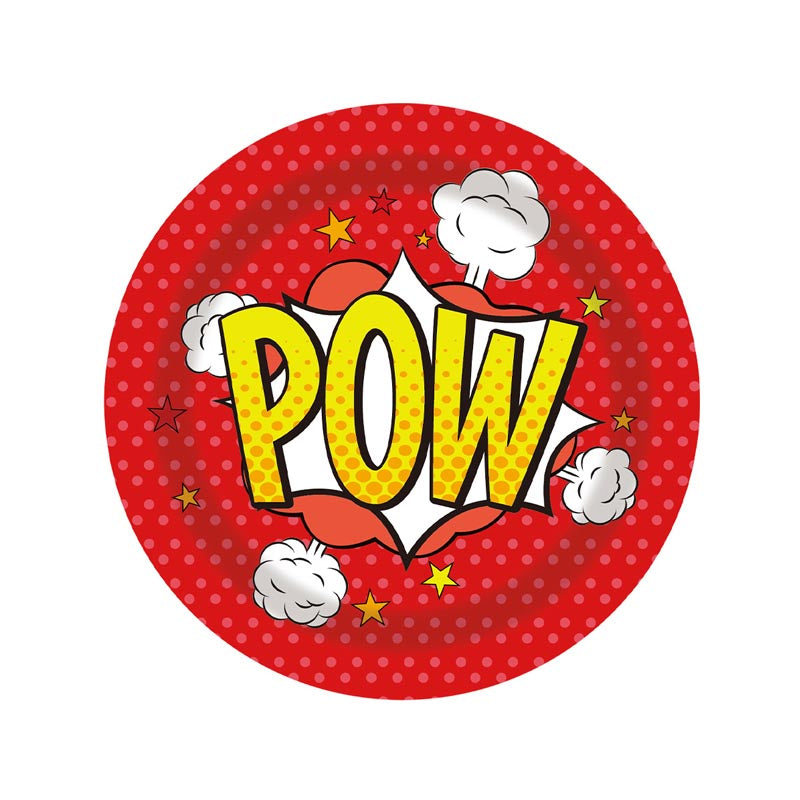 BANG!! Hero City 7"/ 9" Paper Plates 50Pcs / 30Sets