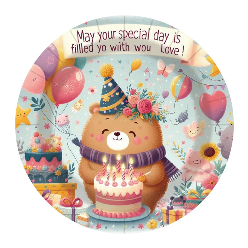 Party Bear 7"/ 9" Paper Plates 50Pcs / 30Sets