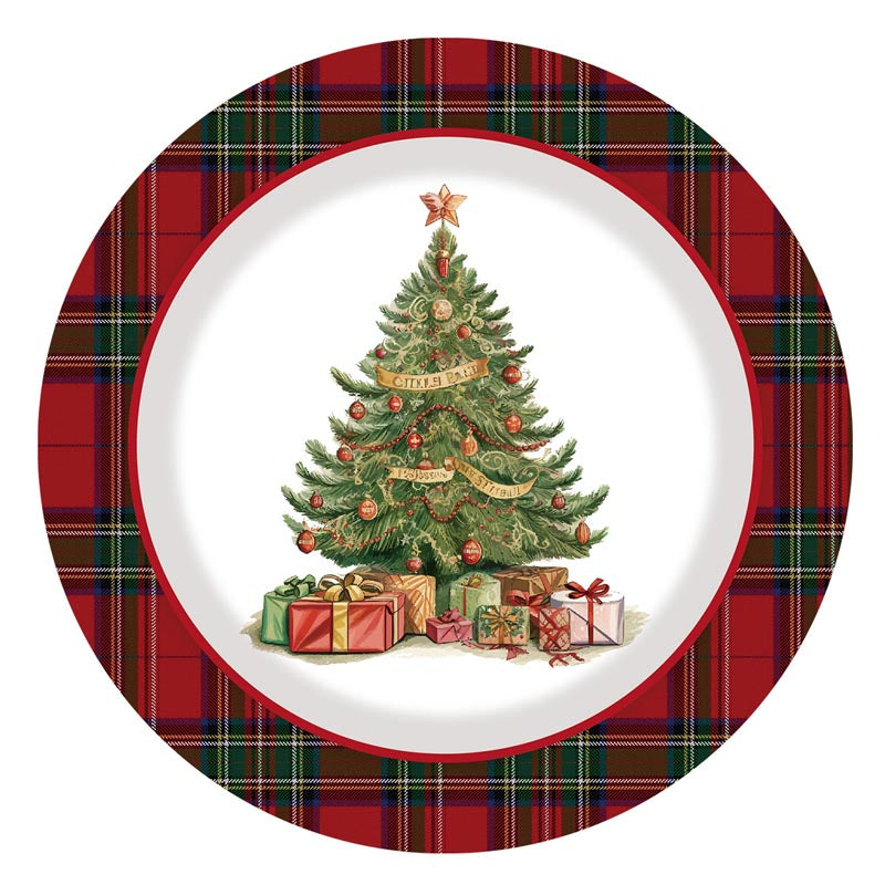 Christmas Tree Red Party 7"/ 9" Plates 50Pcs / 30Sets