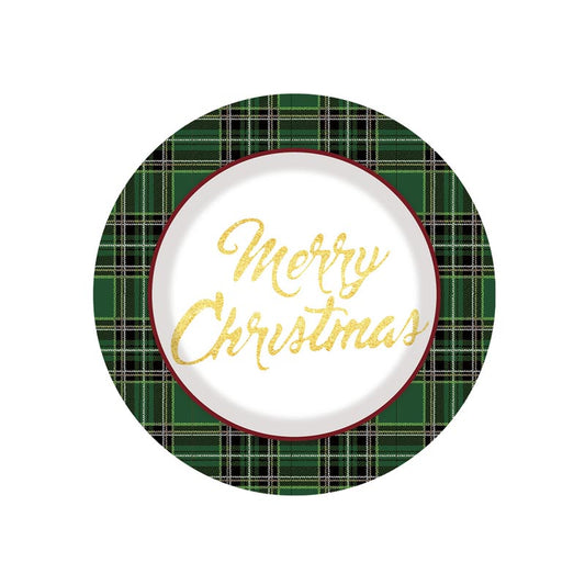 Christmas Tree Green Party 7"/ 9" Plates 50Pcs / 30Sets