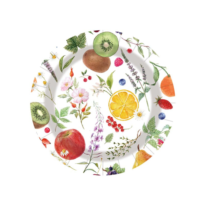 Fruit Party 7"/ 9" Paper Plates 200Pcs / 100Sets