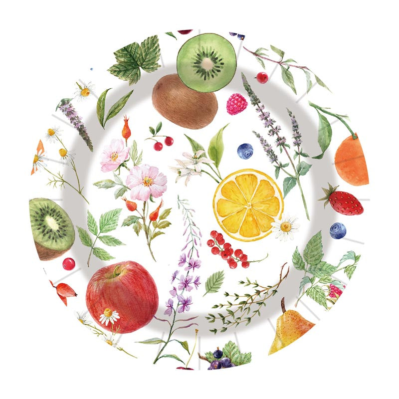 Fruit Party 7"/ 9" Paper Plates 200Pcs / 100Sets