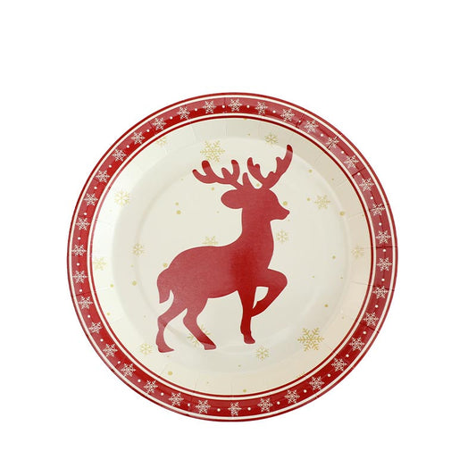 Christmas Theme 7"/ 9" Plates 50Pcs / 30Sets