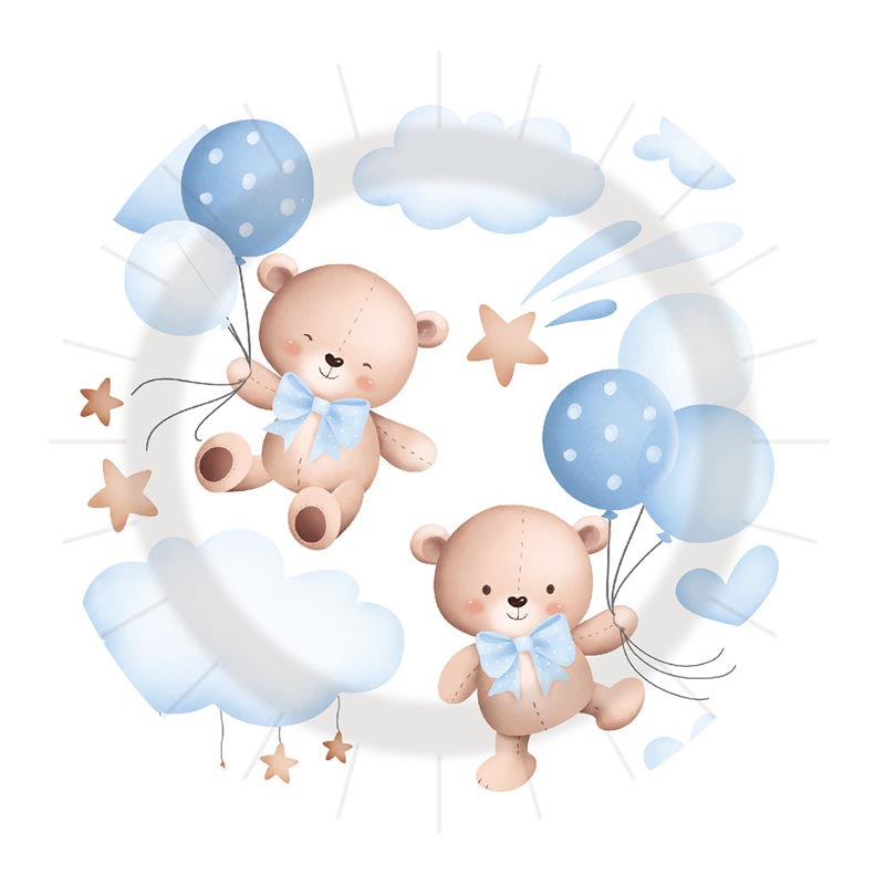 Baby Bear Party 7"/ 9" Paper Plates 50Pcs / 30Sets