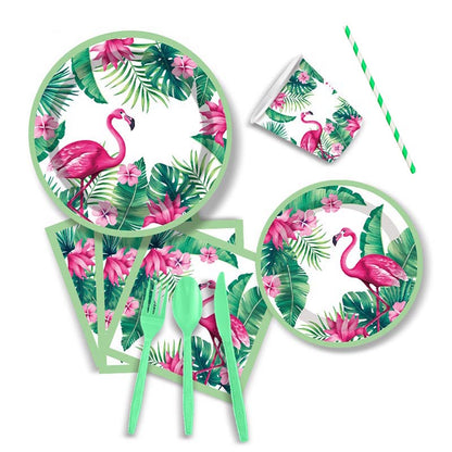 Flamingo Summer Set for 10 Guests