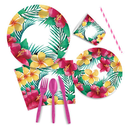 Colorful Flower Set for 10 Guests