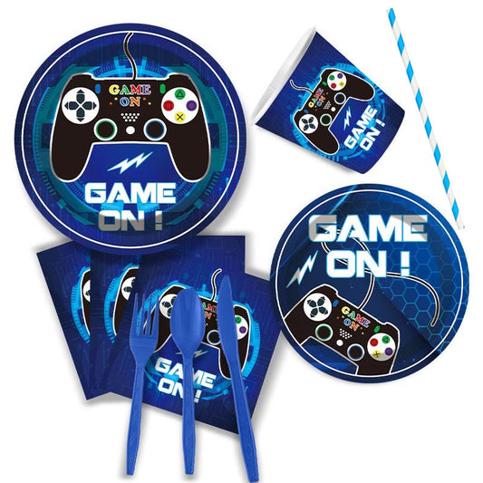GAME ON!! Game Theme Set for 10 Guests