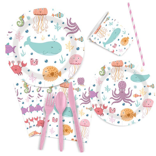 Ocean World Theme Set for 10 Guests