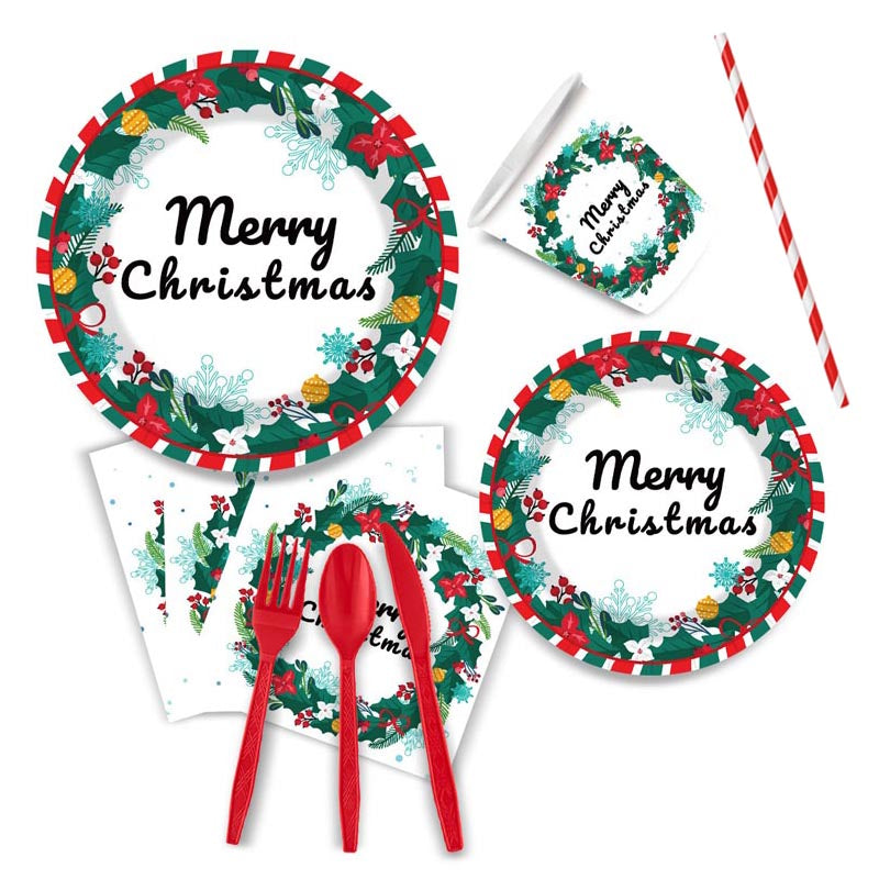 Christmas Wreath Set for 20 Guests