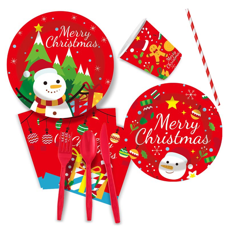 Christmas Party Decor Set for 10 Guests